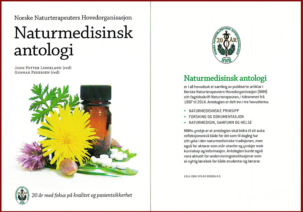 Bilde av forsiden av boken Naturmedisinsk antologi